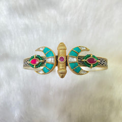 Sterling Silver Feroza Phool Kada (Piece)