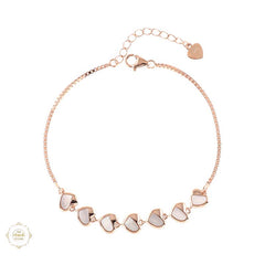 Sterling Silver Sparkling Endless Love Bracelet