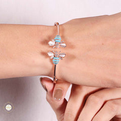 Sterling Silver Sparkling Honey Glow Bracelet