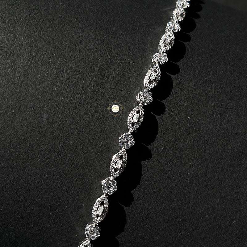 Sparkling Silver Celeste Shine Chain Bracelet