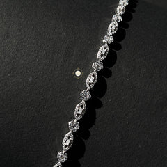 Sparkling Silver Celeste Shine Chain Bracelet