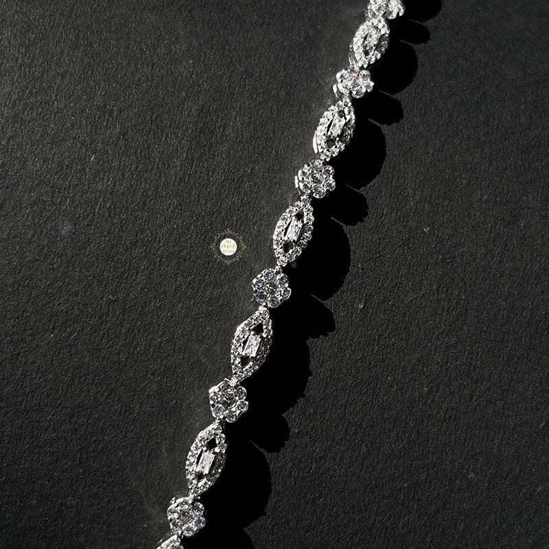 Sparkling Silver Celeste Shine Chain Bracelet