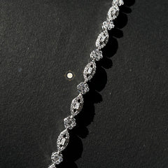 Sparkling Silver Celeste Shine Chain Bracelet