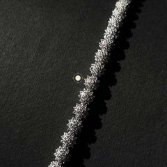 Sparkling Silver Bloom Elegance Bracelet