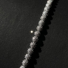 Sparkling Silver Bloom Elegance Bracelet