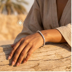 Sparkling Silver Tennis Bracelet