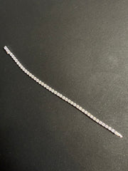 Sparkling Silver Tennis Bracelet (3 MM)