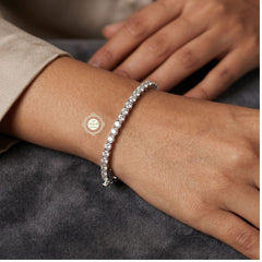Sparkling Silver Tennis Bracelet (3 MM)
