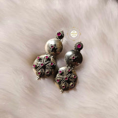 Sterling Silver Rawa Stone Earring