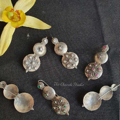 Sterling Silver Rawa Stone Earring