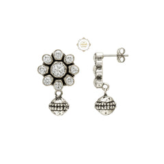 Navratna Ball Earring