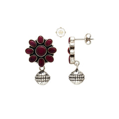 Navratna Ball Earring