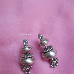 Sterling Silver Matka Ghungroo Earring