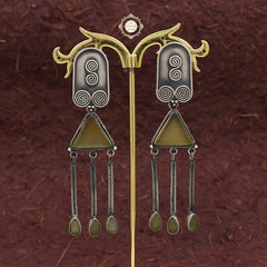Intricate Triangle Earring