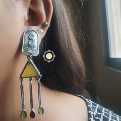 Intricate Triangle Earring