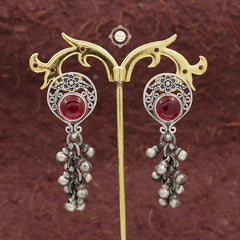 Stone Ball Bunch Earring