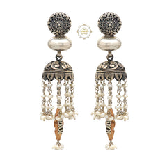 Jashn Matka Chandelier Waterfall Jhumka