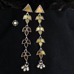 Afghan Glass Ghungroo Earring