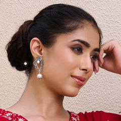 Nazaakat Stone Ball Drop Earring