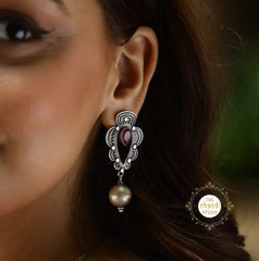 Nazaakat Stone Ball Drop Earring