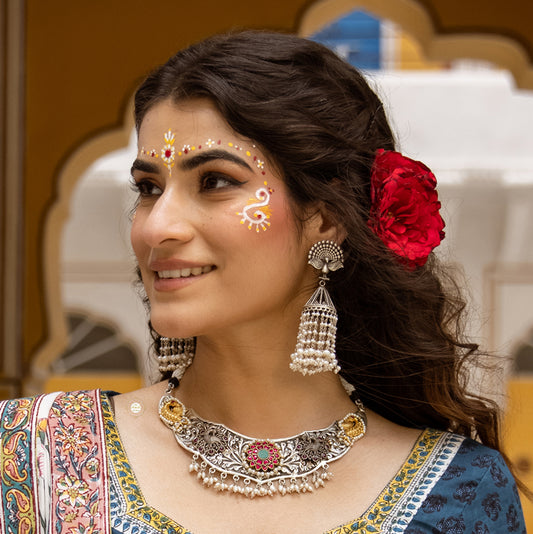 Jashn Peacock Ghoomar Jhumka