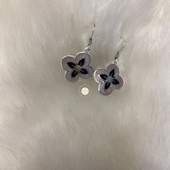 Floral Hook Enamel Earring