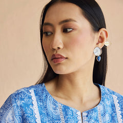 Dilbahar Disc Earring