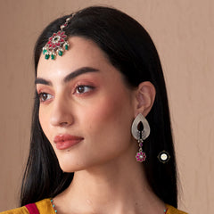Shahi Kundan Fusion Earring