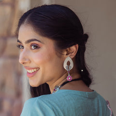 Shahi Kundan Fusion Earring