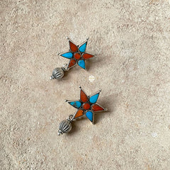 Natural Stone Sitaara Earring