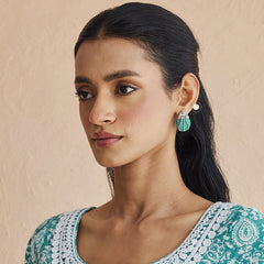 Sterling Silver Teadrop Earring