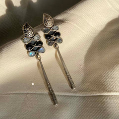 Sterling Silver Moonlit Dangle Earring