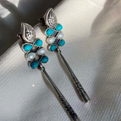 Sterling Silver Moonlit Dangle Earrings