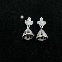 Sterling Silver Sparkling Celeste Jhumki