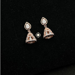 Sterling Silver Sparkling Celeste Jhumki