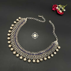 Detailed Rawa Lapis Ball Necklace