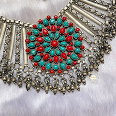 Summertime Turquoise-Coral Chakra Necklace - Only Necklace