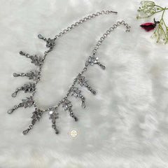 Soulful Sheesha Leaf Drop Necklace