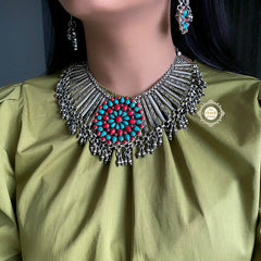 Summertime Turquoise-Coral Chakra Necklace - Only Necklace