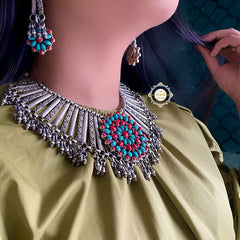 Summertime Turquoise-Coral Chakra Necklace - Only Necklace