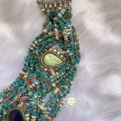 Jashn-E-Bahara Vintage Maharani Afghan Necklace