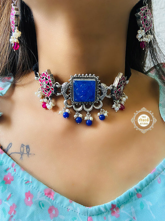 Muhurat Kundan Modern Maharani Only Necklace