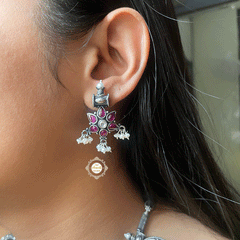 Sterling Silver Necklace Set