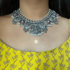 Sterling Silver Necklace Set