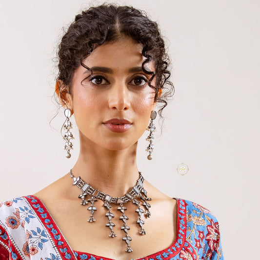 Classic White Glass Necklace