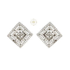 Sparkling Treasure Square Hasli Earring Set