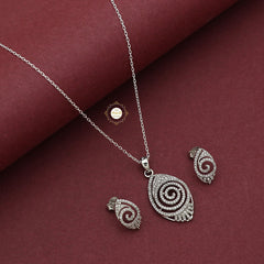 Sparkling Treasure Necklace with Earring