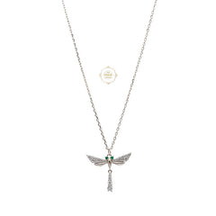 Sparkling Treasure Dragonfly Necklace