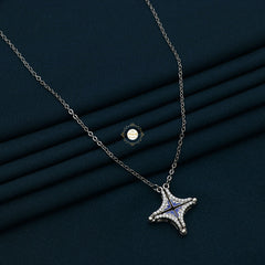 Sparkling Silver Magnetic Shape Shifting Box Necklace