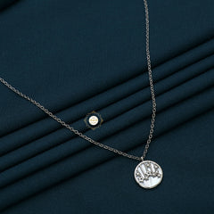 Sparkling Silver Stardust Necklace